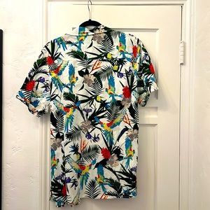 Floral Hawaiian Short Sleeved Button Up